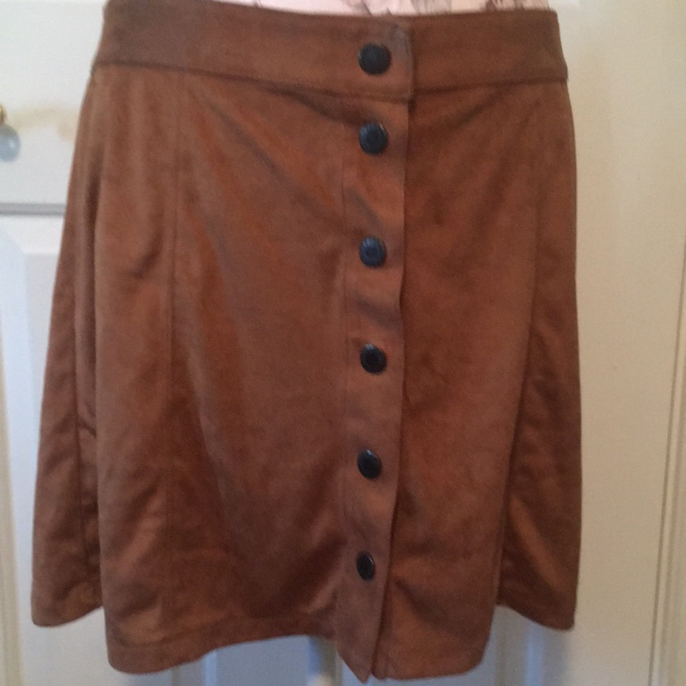 American Eagle Faux Suede Skirt